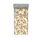 Ambre, gris anthracite, gris / floral