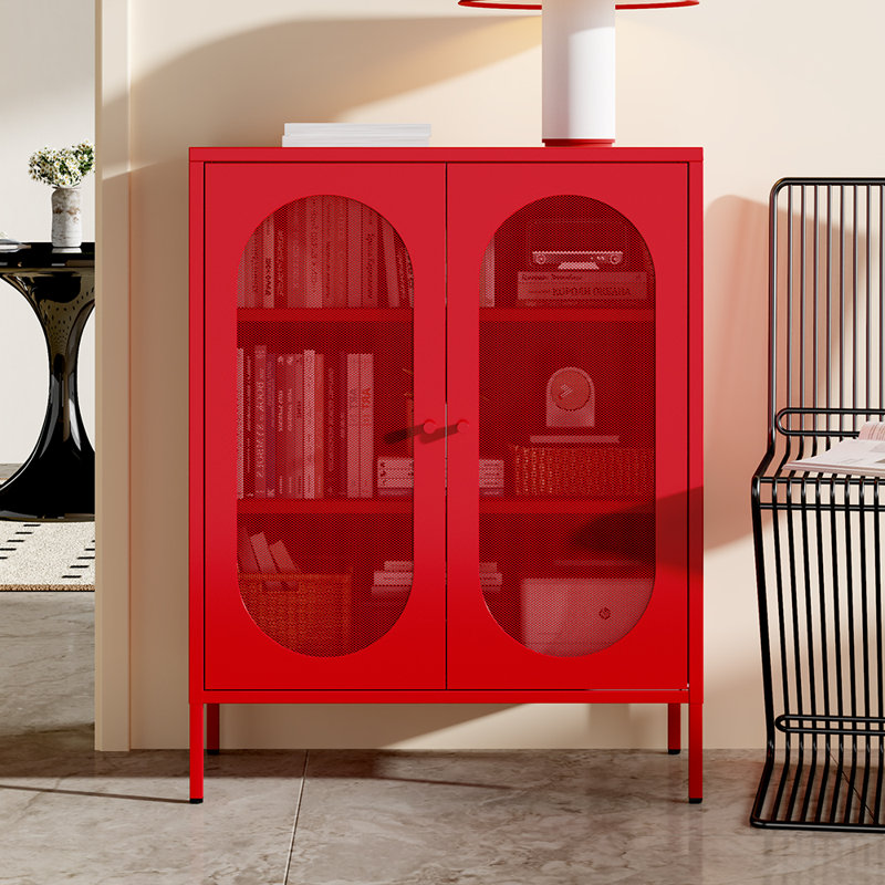 Metal Accent Merwin, Red