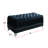 Dasher Velvet Upholstered Tufted Storage Bench Black