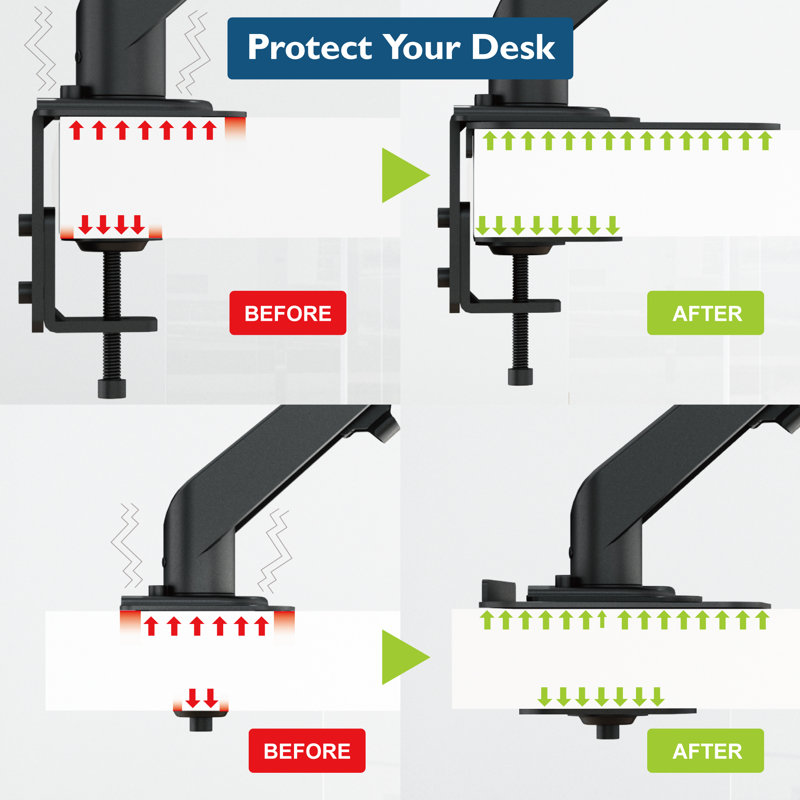 Gayla Steel Monitor Bracket Reinforcement Plate