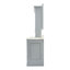Ensemble de meuble-lavabo double 85 po avec miroir Abshire-1249823200