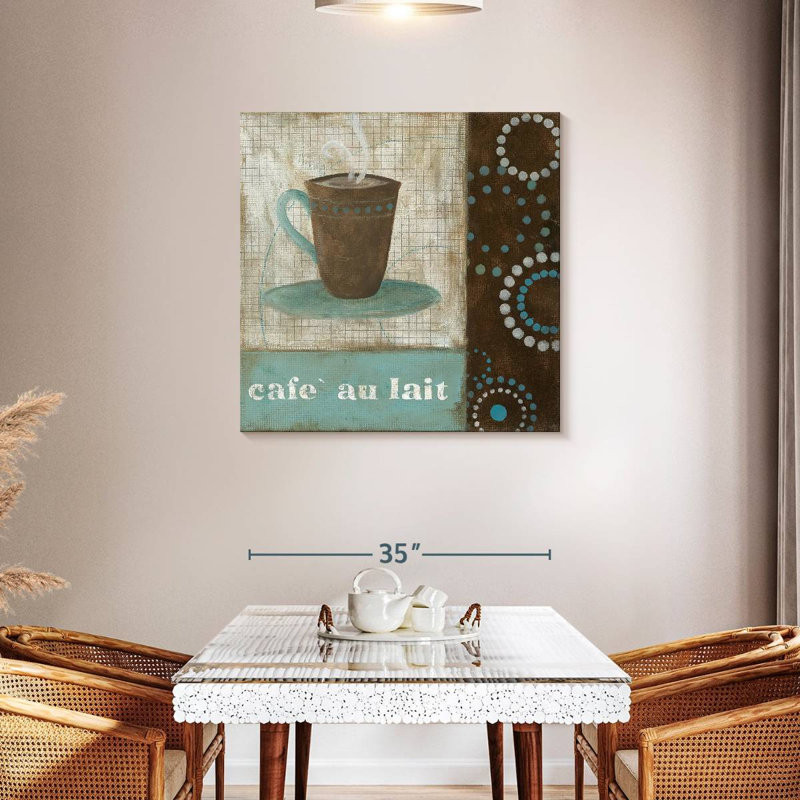 Yarlin Rustic Cafe Au Lait, H 36 po x l 36 po