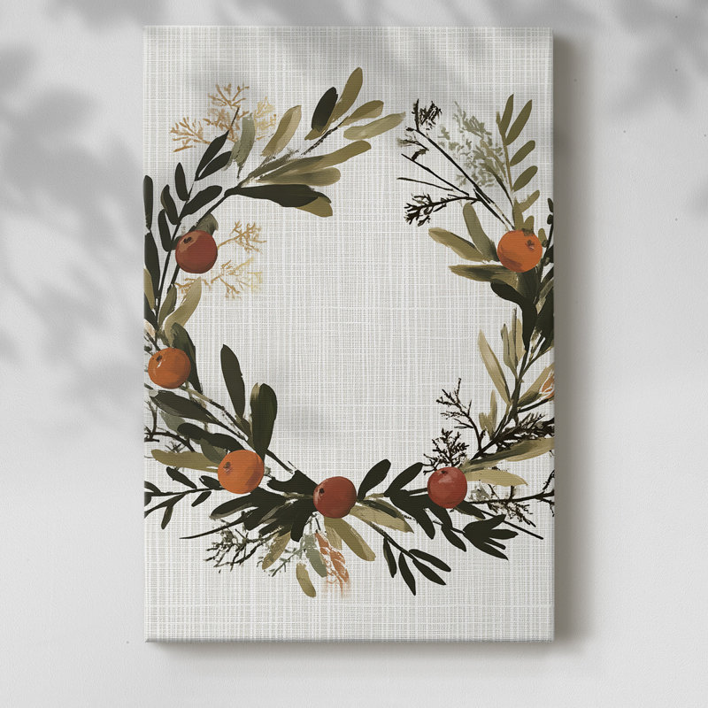 Christmas Holiday Art - Gallery Wrapped Canvas CMXI, 27" H x 18" W