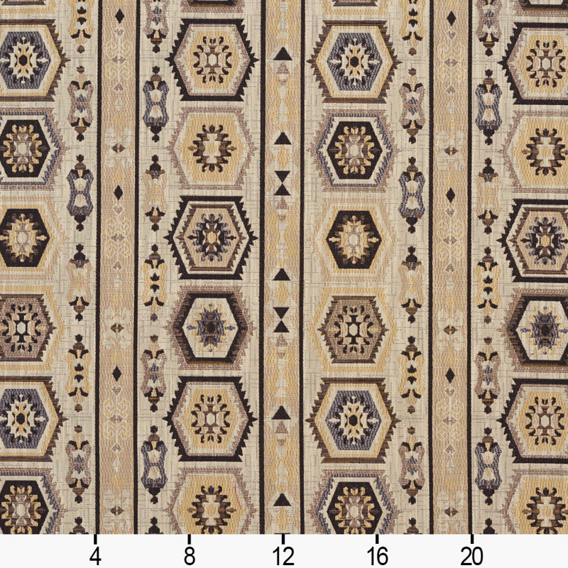 Tissu de texture sud-ouest, Beige / Gris