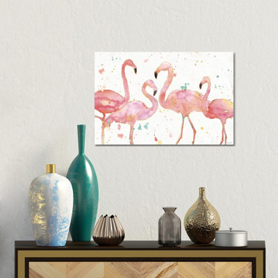 Flamingo Fever I 1 Piece Wall Art
