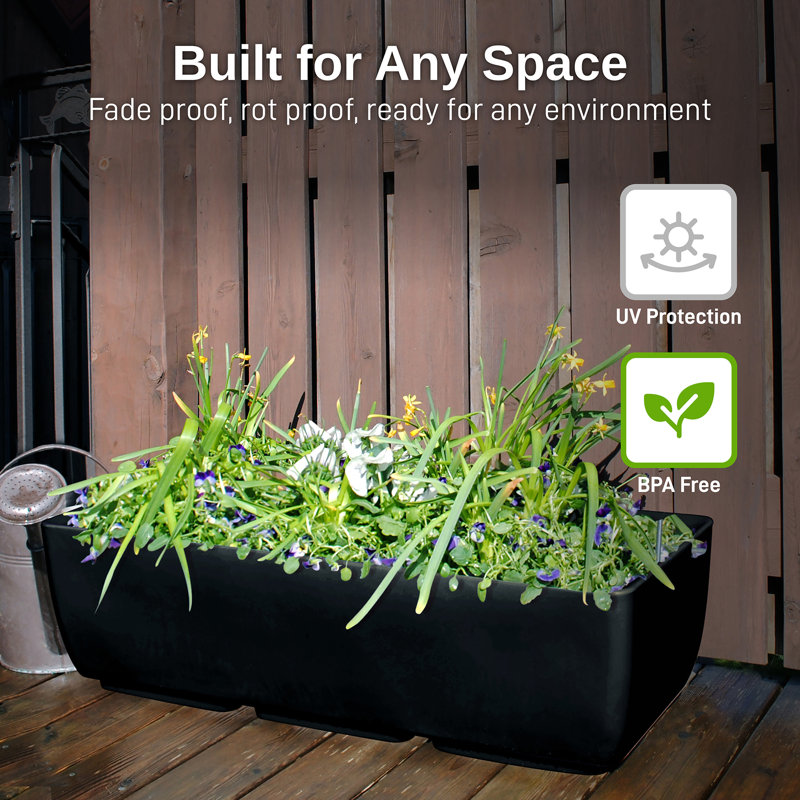 Avrion Planter Box, 10.50" H x 10" W x 30" D