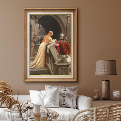 «Famous Artwork God Speed» par Edmund Leighton Nature Wilderness, reproduction d'art sur papier