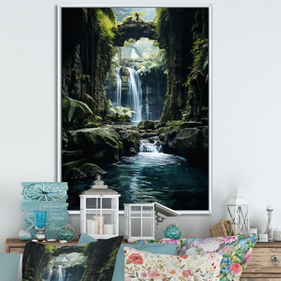 «Brinlie Waterfall Hidden Oasis II», reproduction sur toile