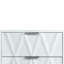 Table de chevet avec 2 tiroirs Crawfordsville