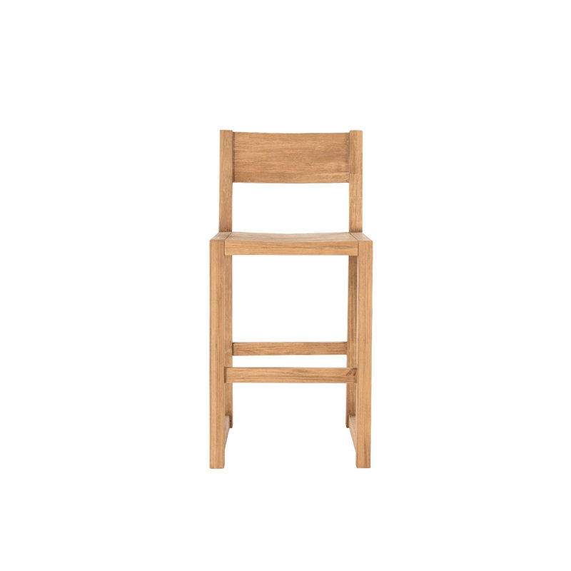 Cabrini Bar & Counter Stool, Counter Stool (24" Seat Height), Natural Brown