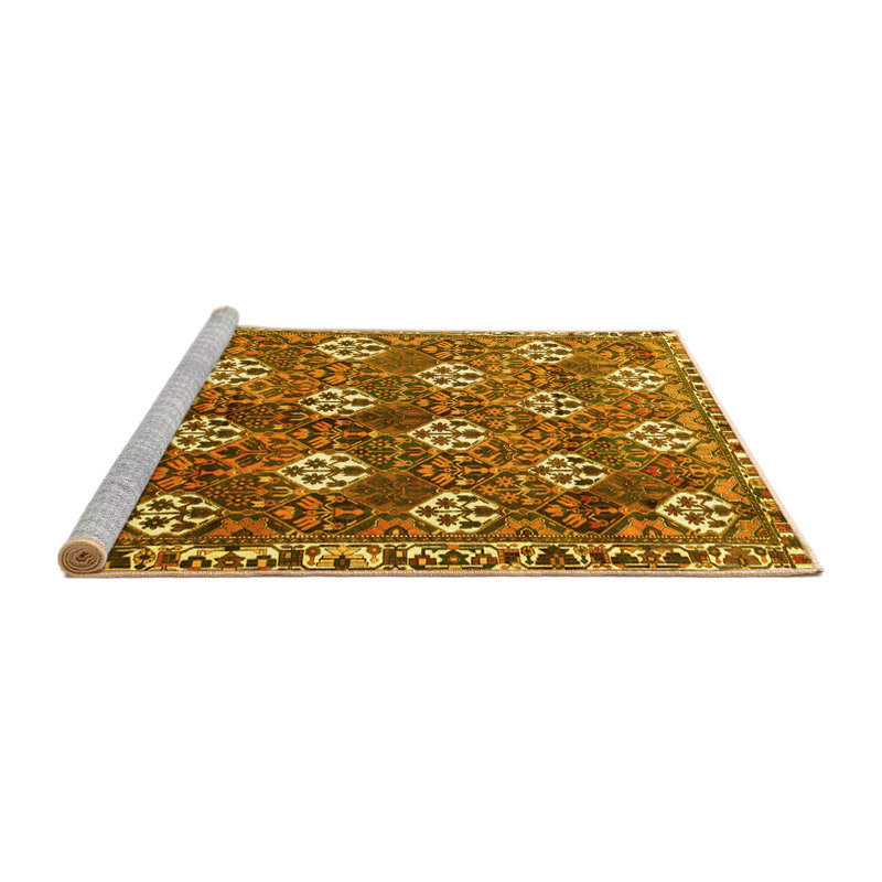 Washable Geometric Indoor Rug, Square 7'