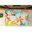 Non-Slip Floral Outdoor Doormat