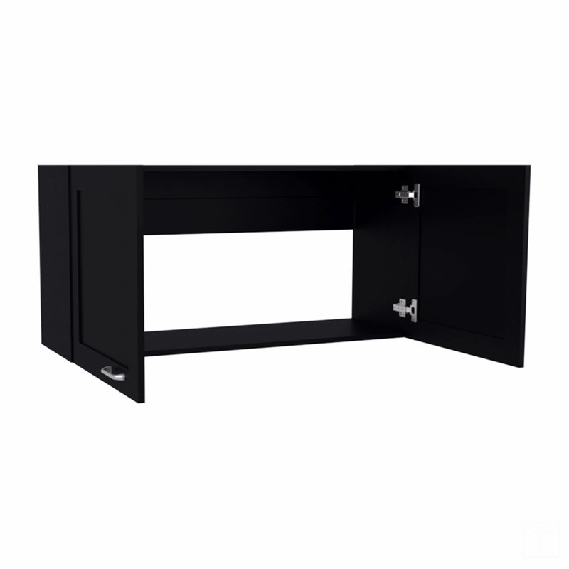 Wall Cabinet, Kitchen, Black