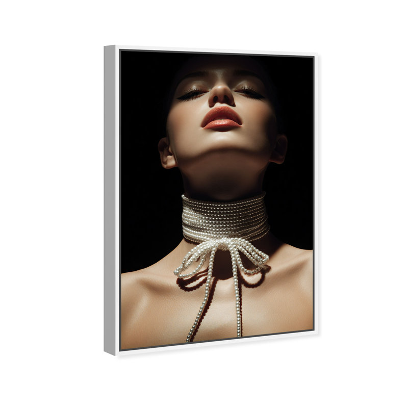 Pearl Constellation Print by Oliver Gal, 16"H x 11"W, White Floater Frame