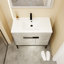 Le meuble-lavabo de salle de bain 36 po avec lavabo, flottant ou flottant Reshae est optionnel Conversion-00336CG-1-F-BL9090B