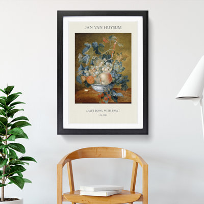 Still Life With Flowers And Fruit Vol.3 by Jan Van Huysum - Single Picture Frame Print
