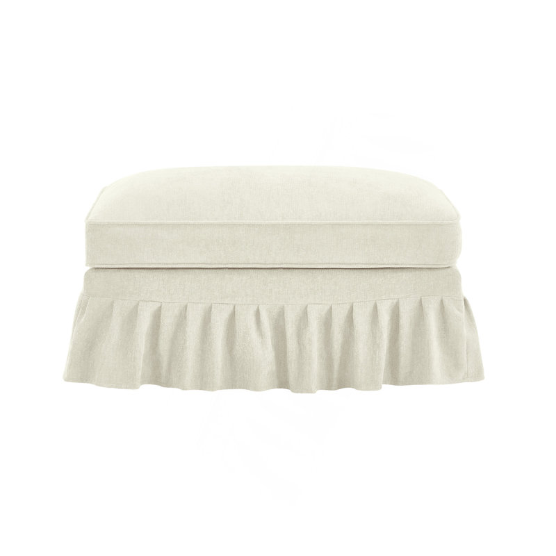 Repose-pieds en chenille (un seul repose-pieds), Beige