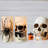 Halloween Flickering Candles Flameless Battery Operated(Pack of 3, D3 x H6)