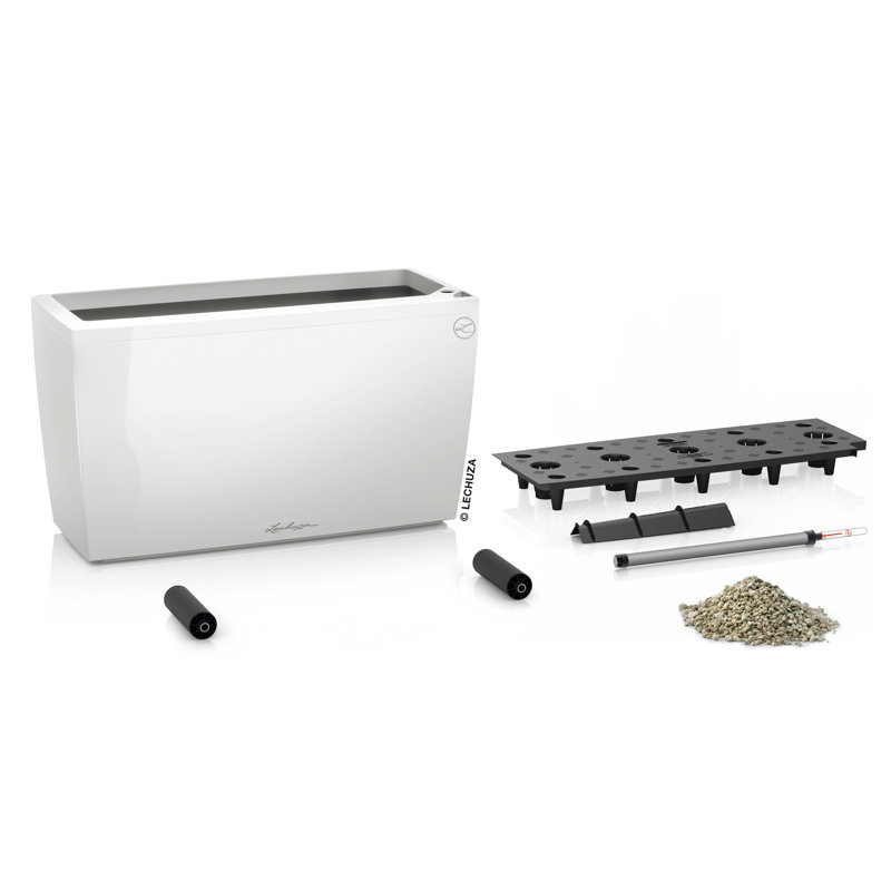Cararo Pot Planter, White