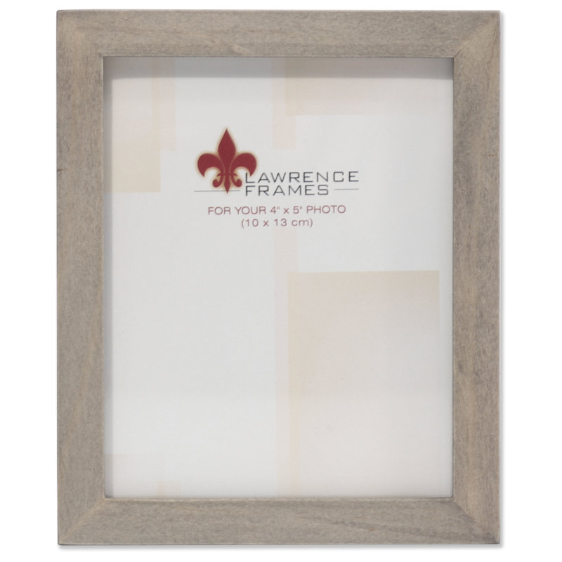 Kyle Wood Matte Picture Frame, 5" H x 3.5" W , Gray