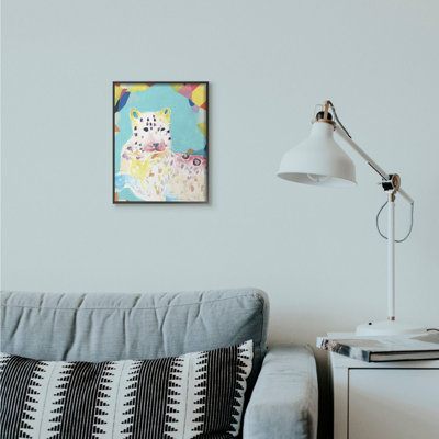 Décoration murale large pour enfant abstract leopard Corbally