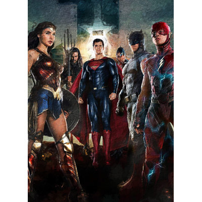 DC Collage 1 DC Heroes and Villians Collection - Art Prints