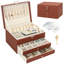 Faux Leather Jewelry Armoire