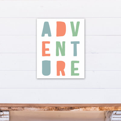 Lettre d’aventure, monogrammes et nom Alderete