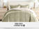 7-Piece Reversible Bedding Bundle - Solid Comforter and Patterned Sheet Set