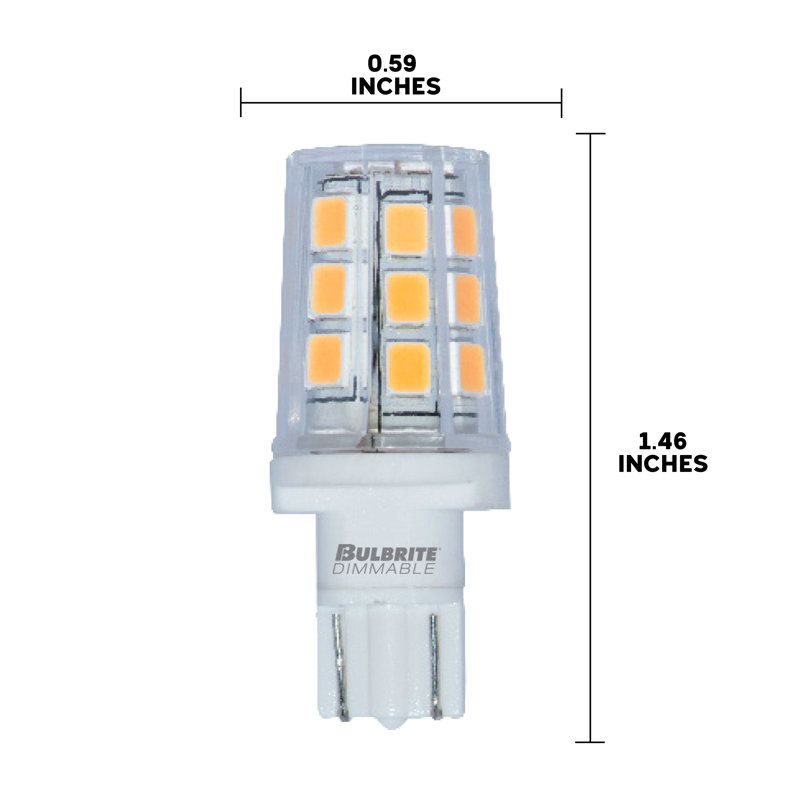 Base de coin pour éclairage à del de 15 watts, à del t3, avec ampoule à del, (3000k)