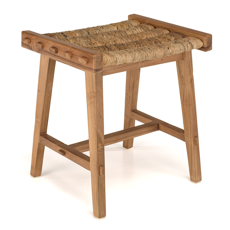 Chade Solid Wood Accent Stool