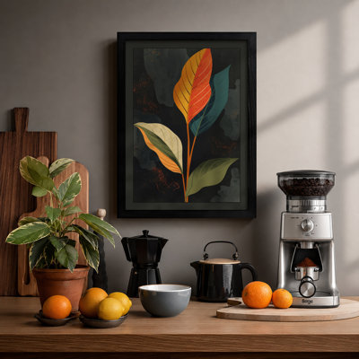 Seasonal Leaves Botanical - Framed Print