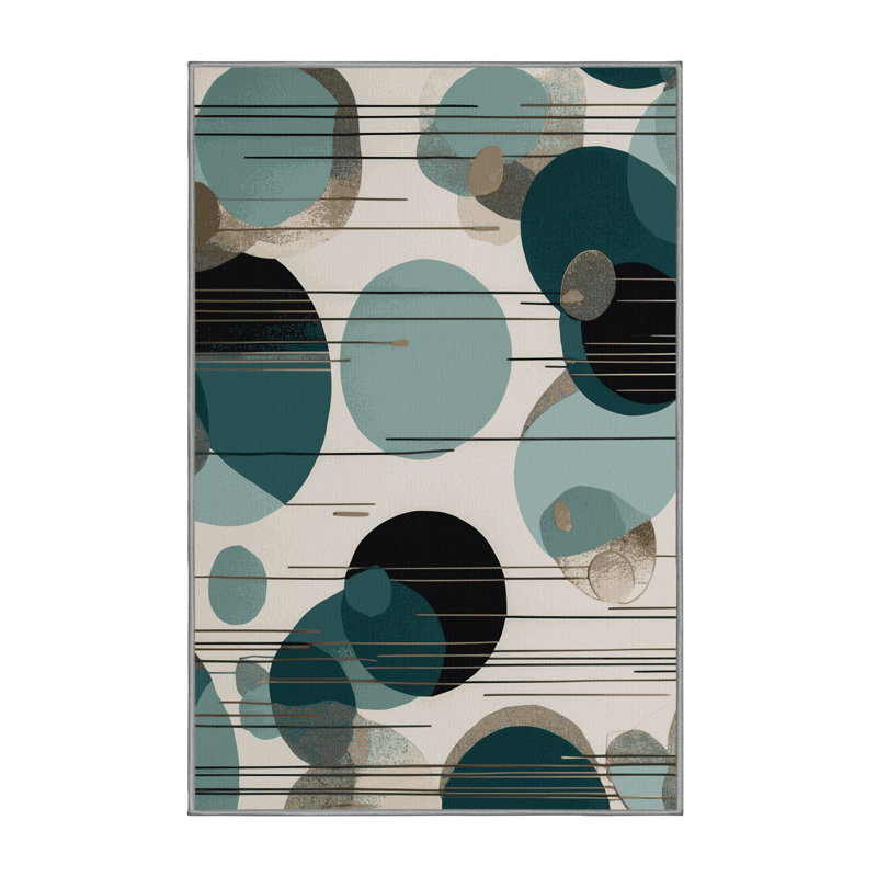 Warp Cusp Rug, Rectangle 3' x 5'