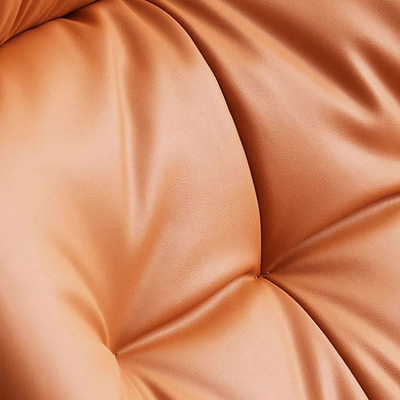 Chaise berçante légère et luxueuse, Orange