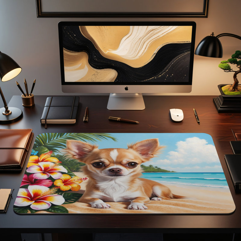 Polyester Desk Pad, 23.6x13.8