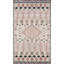 Tahoe Wool Southwestern Area Rug in Pink/Beige/Black-2086399119