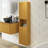 59" Tall Bathroom Wall Mounted Storage Cabinet With Doors And Shelves