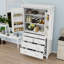 Garde-manger autoportant rétro avec tablettes réglables, rangement spacieux et conception anti-basculement Vintage-52956687