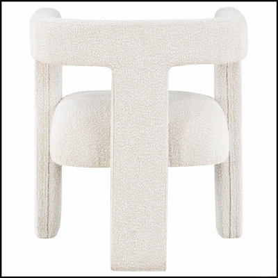 Fauteuil d'appoint rembourré Verda avec siège confortable et design minimaliste moderne pour une décoration intérieure élégante.