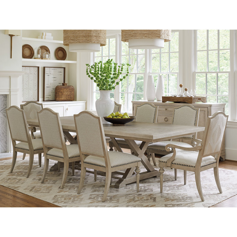 Almeria Upholstered Dining Chair, Ivory, White Sand