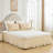 Cotton Ruffles Wrap Around Bed Skirts 17" Drop with Adjustable Elastic-135243475-135243473
