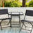 Metal Square Patio Folding Side Table-690909782