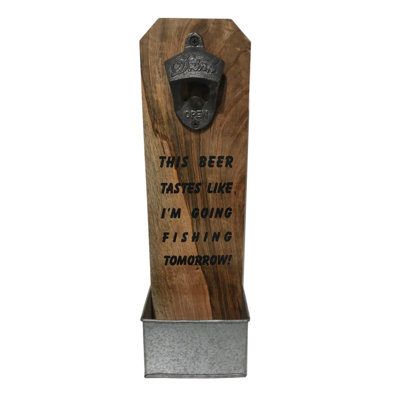 Gone Fishing Beer Bottle Opener
