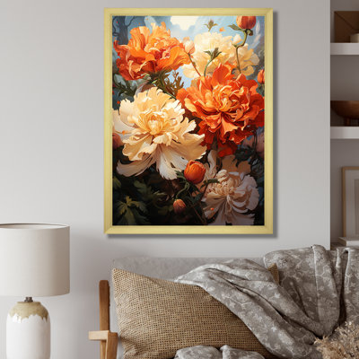 Pivoine beauté I - pivoines, art mural