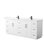 Elan TK 84" Freestanding Double Bathroom Vanity with Cultured Marble Top
