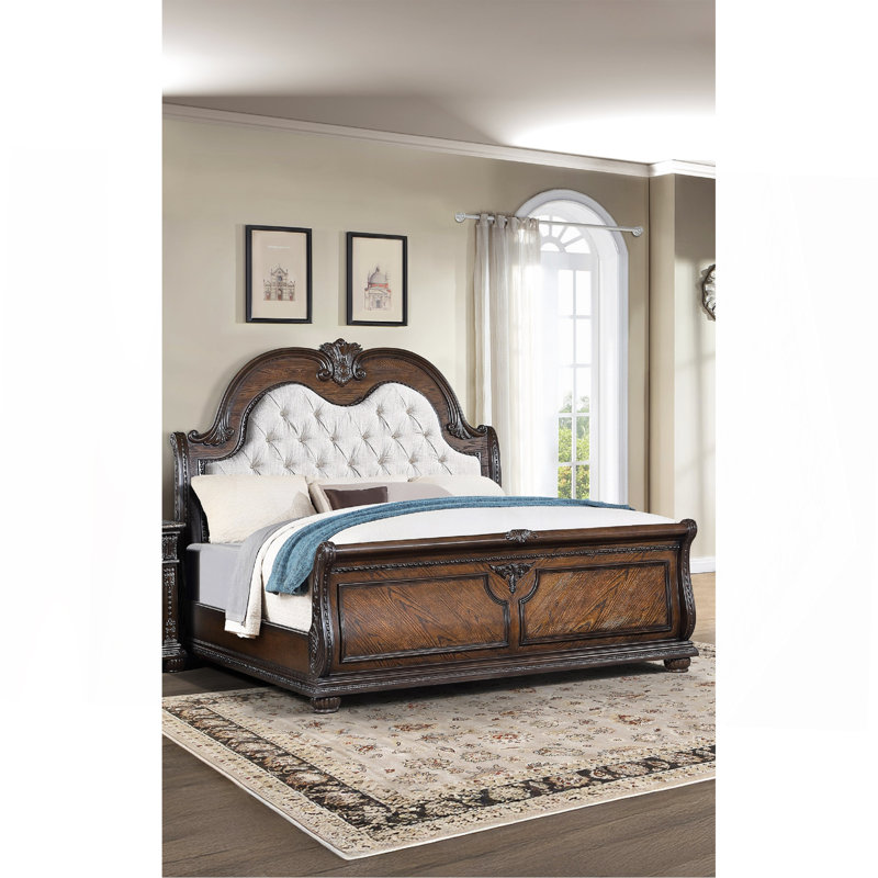 Lit-bateau formel 1pc, Brun / café, Grand lit