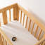 Plain White Muslin All-Stages Bassinet Sheet