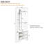 ON-TREND Minimalist Corner Hall Tree With Shoe Bench