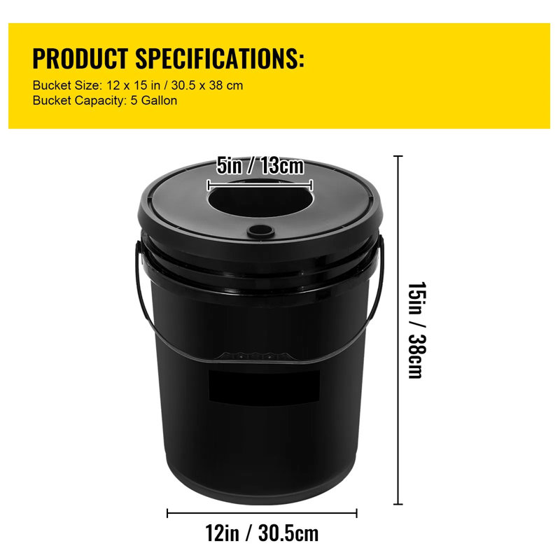 Hydroponic System 5 Gal, 5 Buckets