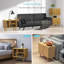 Table de bout cubique avec portes ou tablettes Home Zone Living, empilable jusqu'à 3 unités